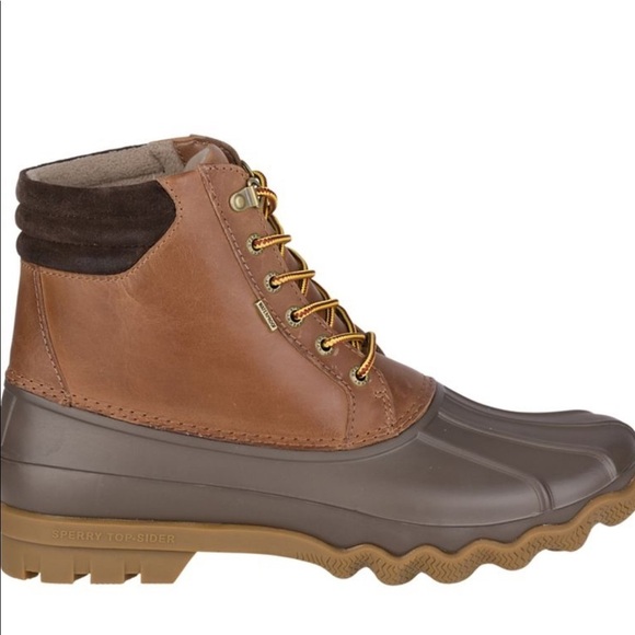 Great Condition Sperry Avenue Tan DuckBoots Size 10 - Picture 2 of 9